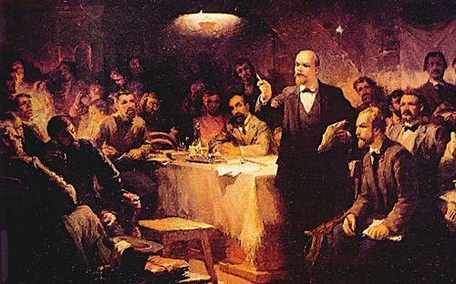 The Social Democratic Party split itself