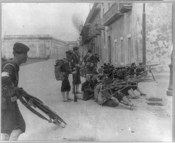 PRESIDENT WILSON SENDS TROOPS TO VERA CRUZ
