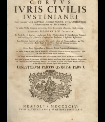 Compilación Justinianea. EL CORPUS IURIS CIVILS 528 DC  Y 535 DC