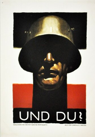 Ludwig Hohlwein, last recruiting poster, "And You?'