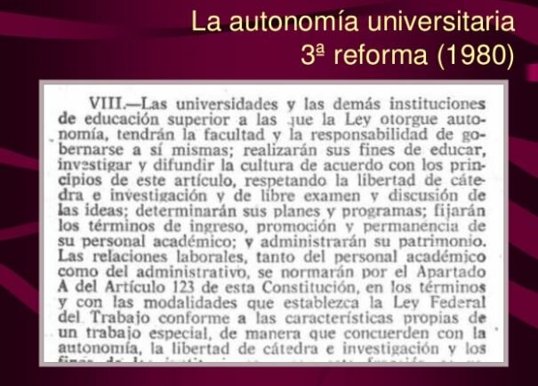 Tercera Reforma del Artículo 3 Constitucional