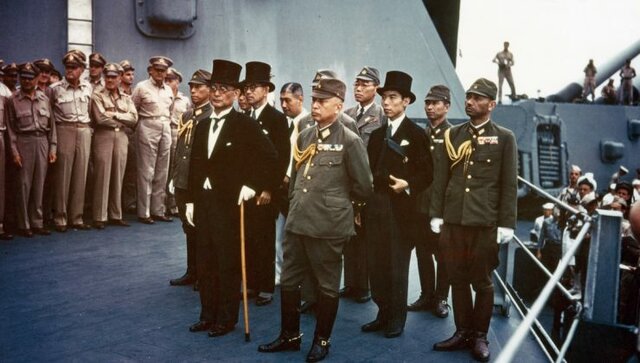 Firma de la Declaración de Potsdam.