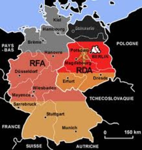 División de Alemania en dos Estados: RDA y RFA
