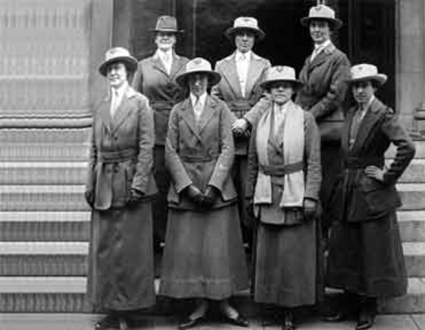 "We Will Not Be Beaten!" becomes slogan for the National Womans Organization