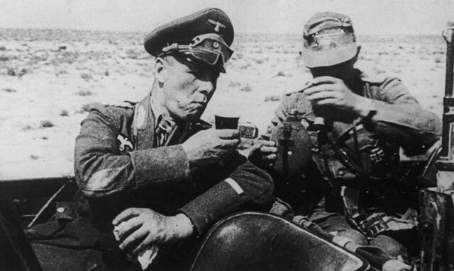 Erwin Rommel y los Afrika Korps.