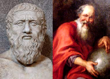 PLATON Y DEMOCRITO