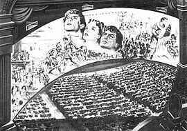 Hollywood develops the CinemaScope