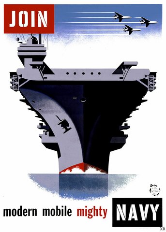 Recruiting poster for the U.S. Navy