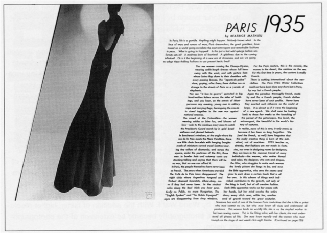 Harper’s Bazaar, 1934