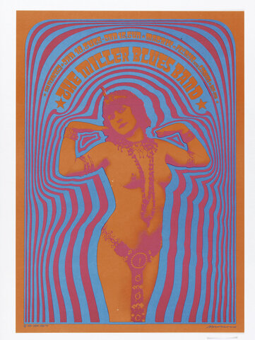 Miller Blues Band concert poster