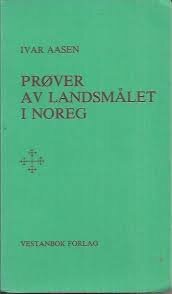 Ivar Aasens gir ut boka Prøver af Landsmaalet i Norge
