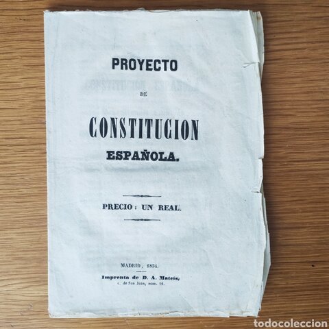 La Constitución de 1854