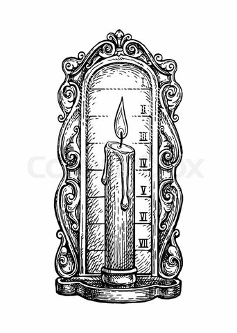candle clock