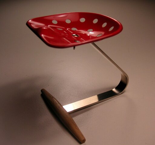 ACHILLE CASTIGLIONI: TABURETE MEZZADRO