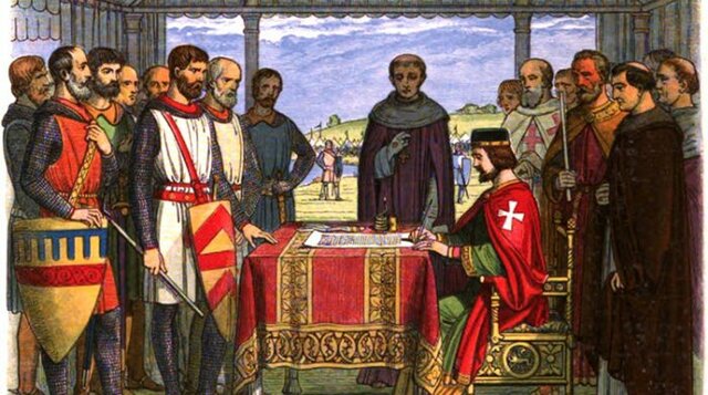 Magna Carta is signed