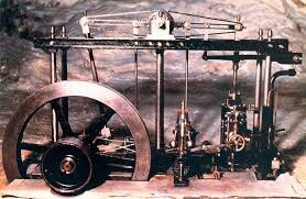 Primera maquina a vapor funcional por James Watt