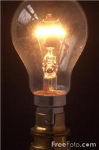 The Light Bulb is Invented by Thomas Alva Eddison