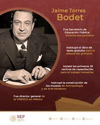 Jaime Torres Bodet secretario de educación de México