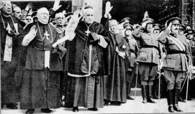 Pastoral de todos los obispos apoyando el nuevo régimen de Franco
