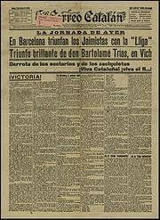 Fundació del diari Català