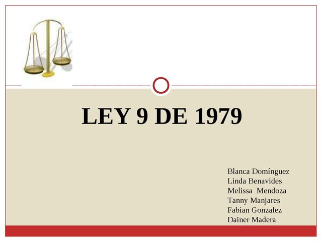 Ley 09 de 1979
