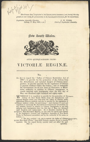 Immigration Restriction Act