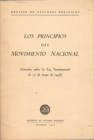 LEY DE PRINCIPIOS DEL MOVIMIENTO NACIONAL