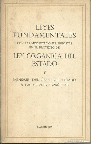 LA LEY ORGANICA DEL ESTADO