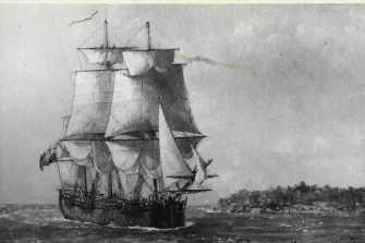 Captain James Cook Sailed Across Australia.
