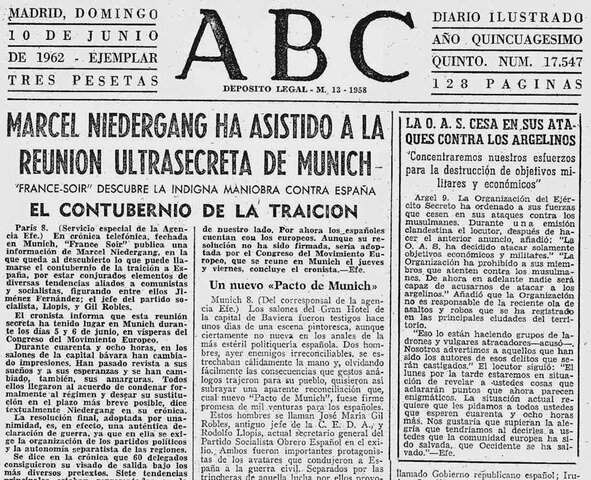 El contubernio de Munich.