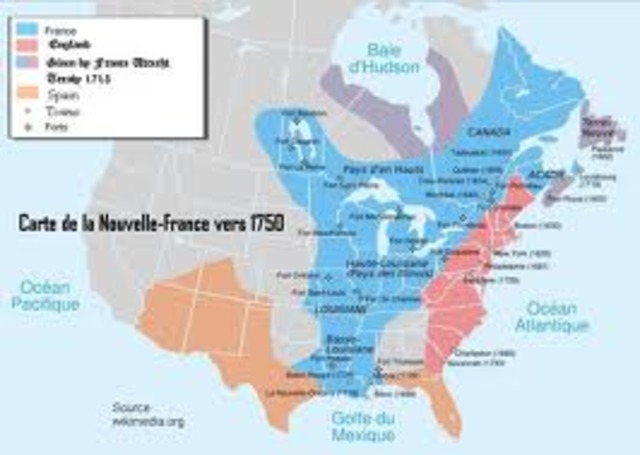 New France & 13 Colonies population