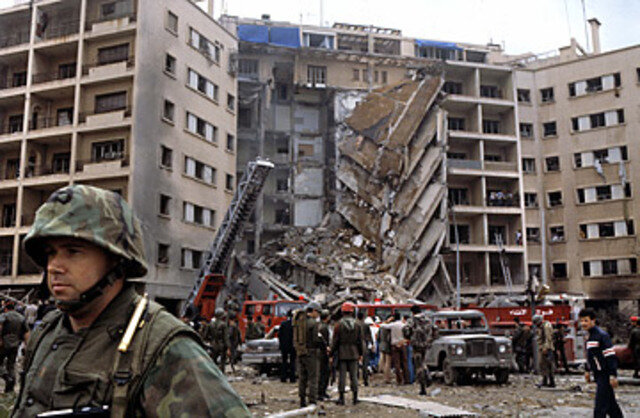 U.S. Embassy in Beirut Bombed