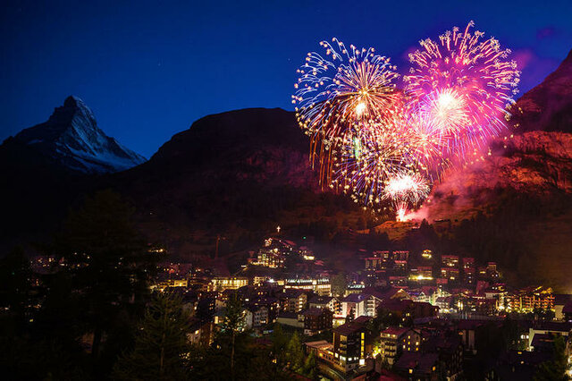 La fête nationale à Zermatt
