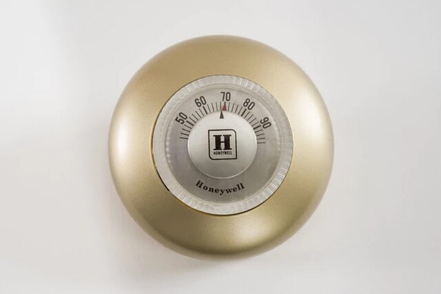 El termostato de pared circular "Honeywell"
