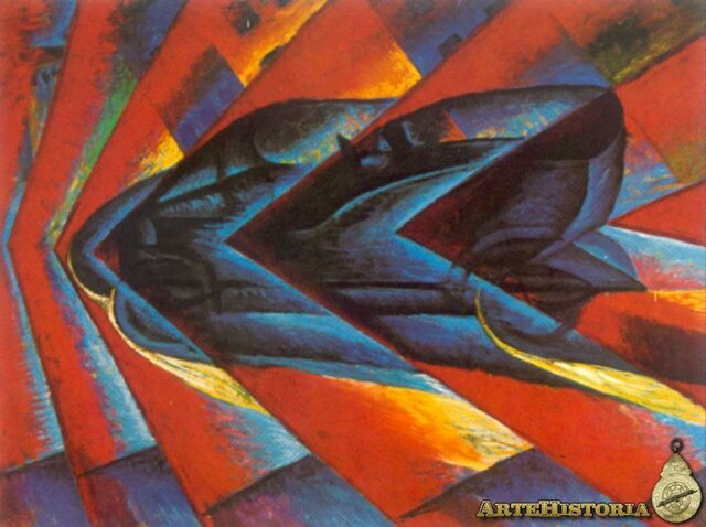 Cuadro Dinamismo de un automóvil