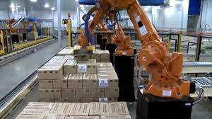 Primer robot Palletezing