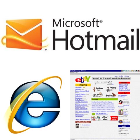 hotmail, internet explorer y ebay