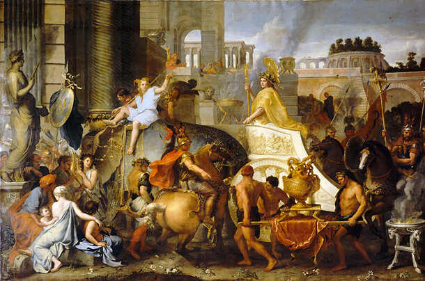 CHARLES LE BRUN se convierte en el pintor principal del rey