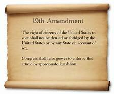 18th and 19th Amendment