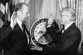 Gerald Ford sworn in