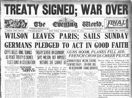 1919 - Treaty of Versailles