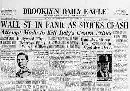 1929 - Stock Market Crash