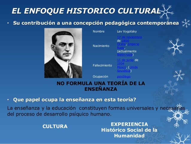 Enfoque histórico-cultural de la educación