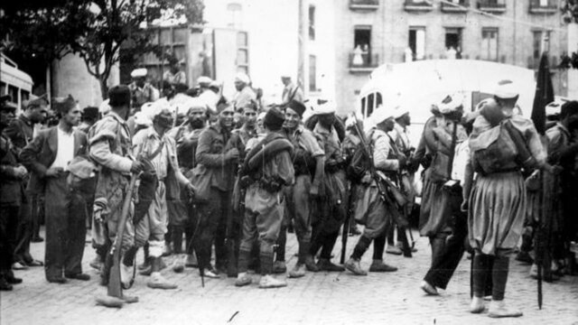 Alzamiento en Melilla del General Yagüe