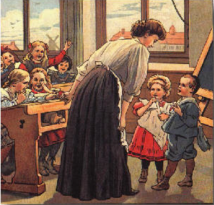 Ingreso de las primeras maestras especializadas