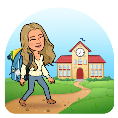 I get to school at nine o' clock