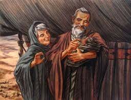 Abraham tiene un hijo con su verdadera mujer