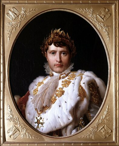 Napoleón proclamado como emperador de Francia