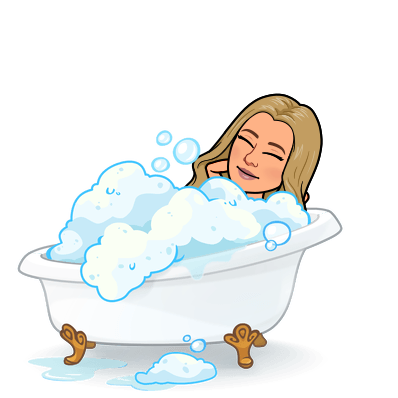 I take a bath at half past seven