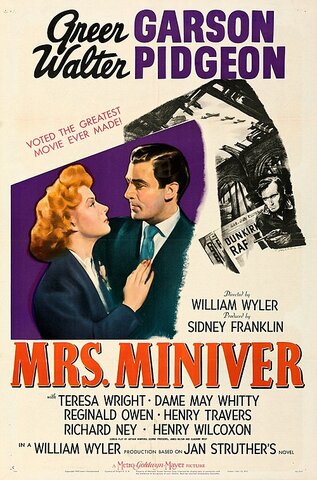La señora Miniver por William Wyler.
